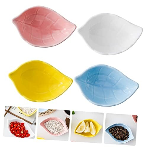 Alipis 4pcs Seasoning Dish Set