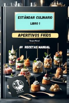 Cookbook cover featuring cold appetizers with decorative presentation.