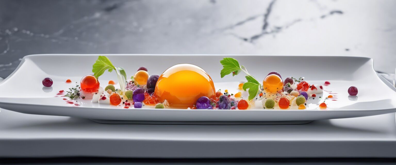 Molecular gastronomy dish by Ferran Adrià