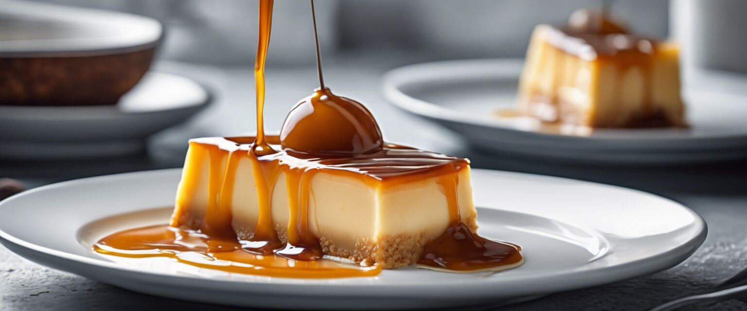 Slice of flan