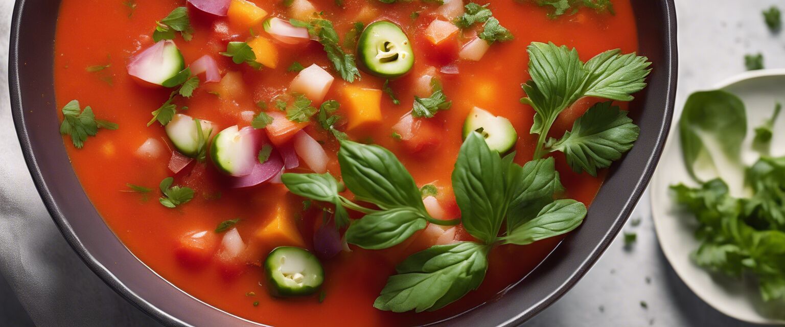Refreshing gazpacho
