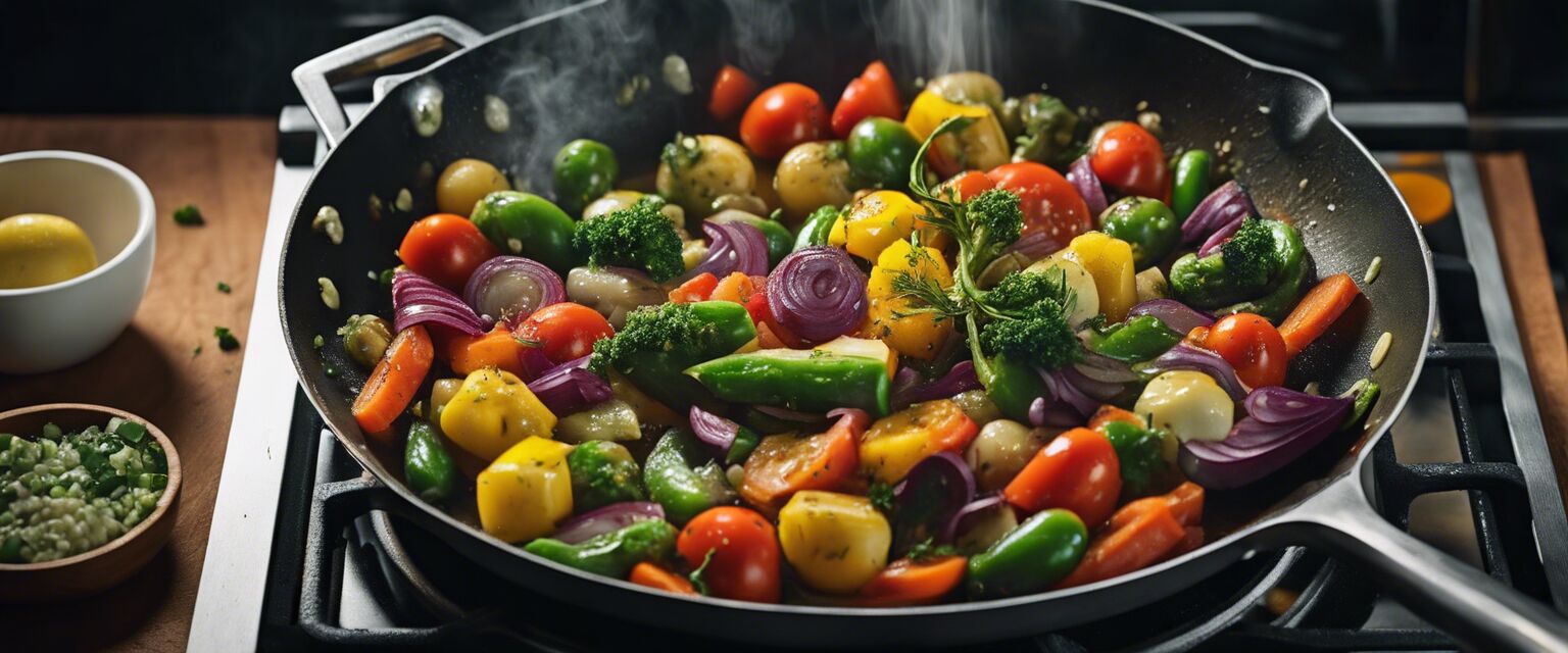 SautÃ©ing vegetables